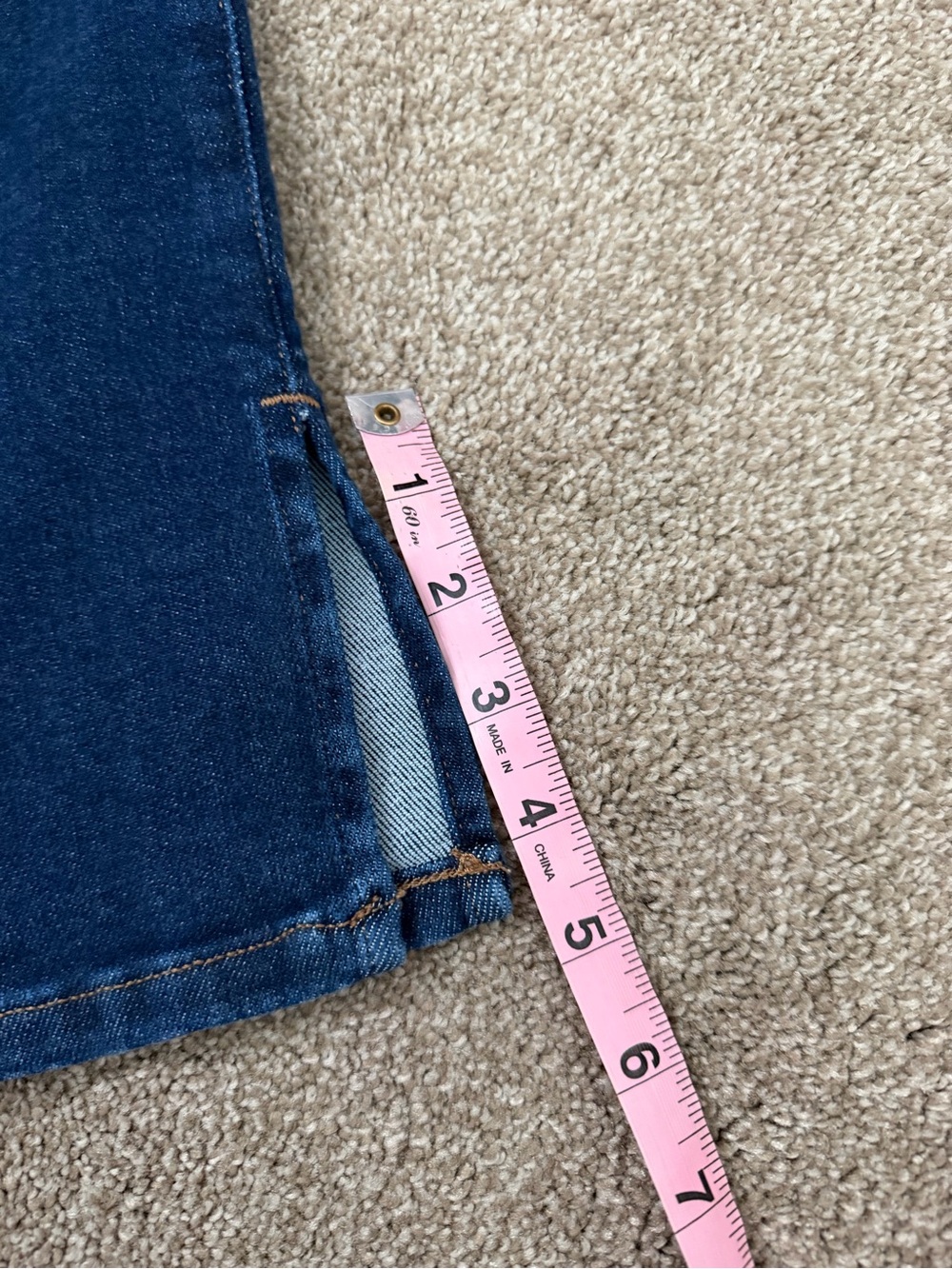 Express Women's Boot Cut Jeans in Dark Blue Denim - Picture 5 of 10